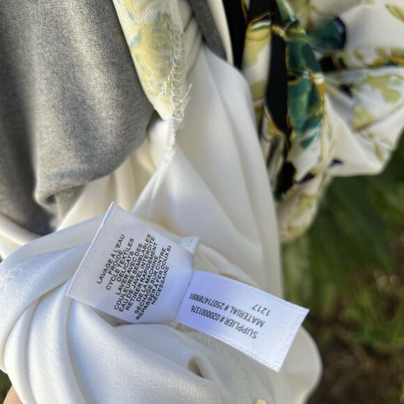 Lauren Ralph Lauren Size Sheath Dress Floral Ruched Stretch Black Sleeveless 2 - Picture 10 of 11